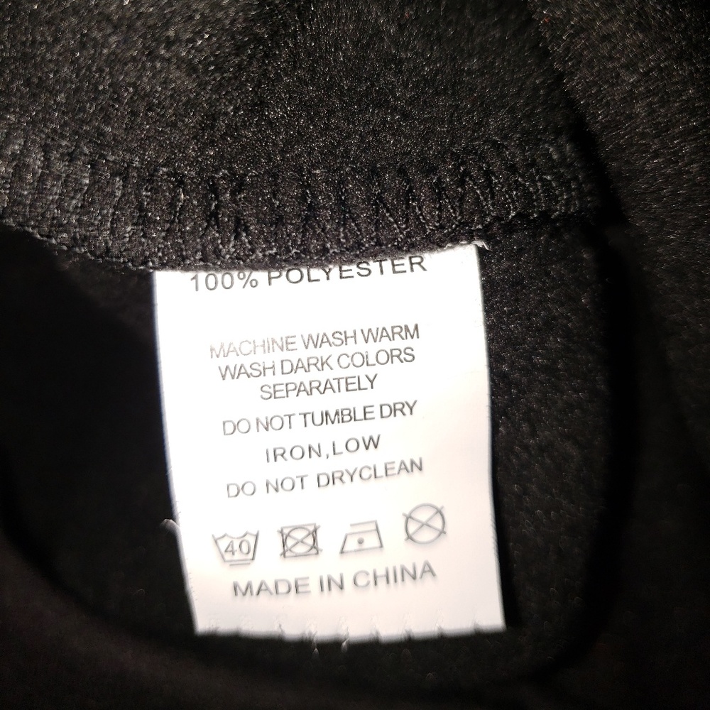 BLACK HOODED ZIP JACKET - Picture 2 of 7
